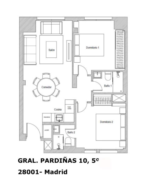 PISO GENERAL PARDIÑAS, 10 MADRID